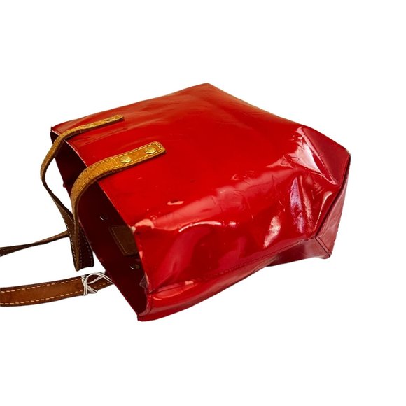 009180A V Authentic Louis Vuitton Tote Bag Reade PM Vernis - Picture 5 of 15